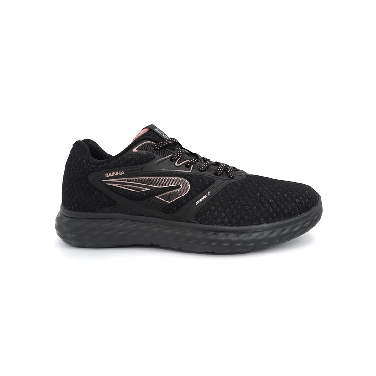 Tênis Rainha Feminino Drive Ii Ra0151 Preto/Rosa Tênis Rainha Feminino Drive Ii Ra0151 Preto/Rosa
