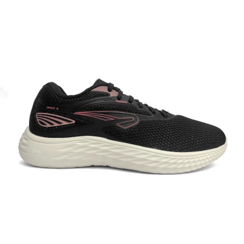 Detalhe - Tênis Rainha Feminino Esporte Drive III Preto