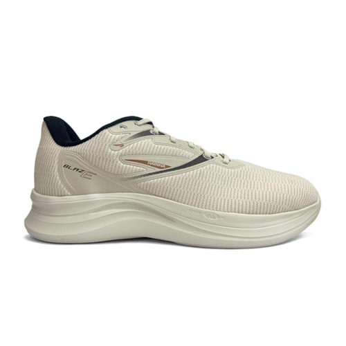 Detalhe - Tênis Rainha Masculino Esporte Blaze Bege