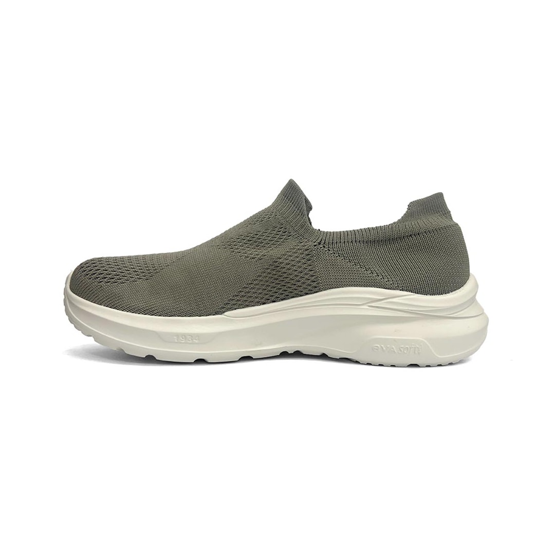 Tênis Rainha Masculino Esporte Slip-On Relax Cinza
