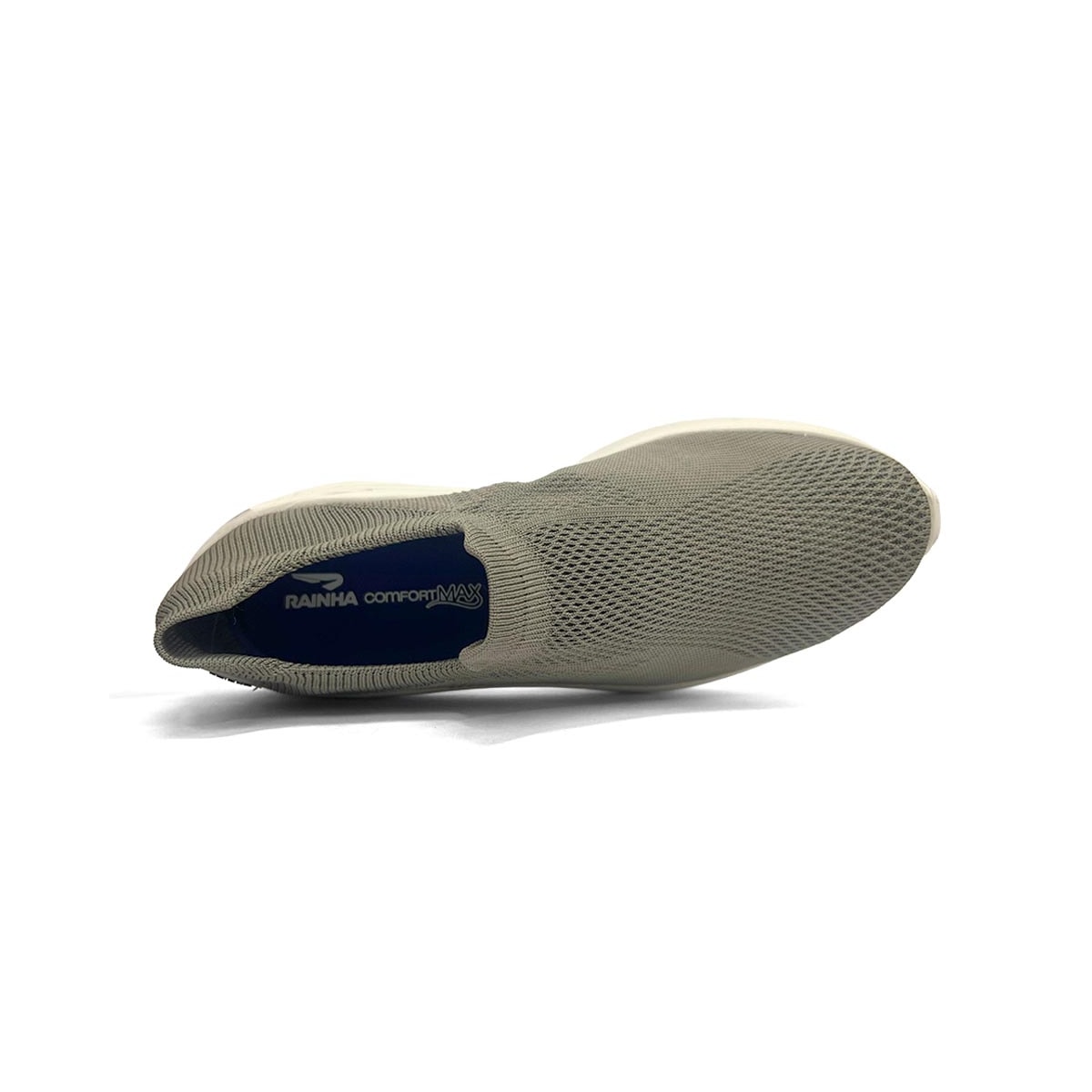 Tênis Rainha Masculino Esporte Slip-On Relax Cinza
