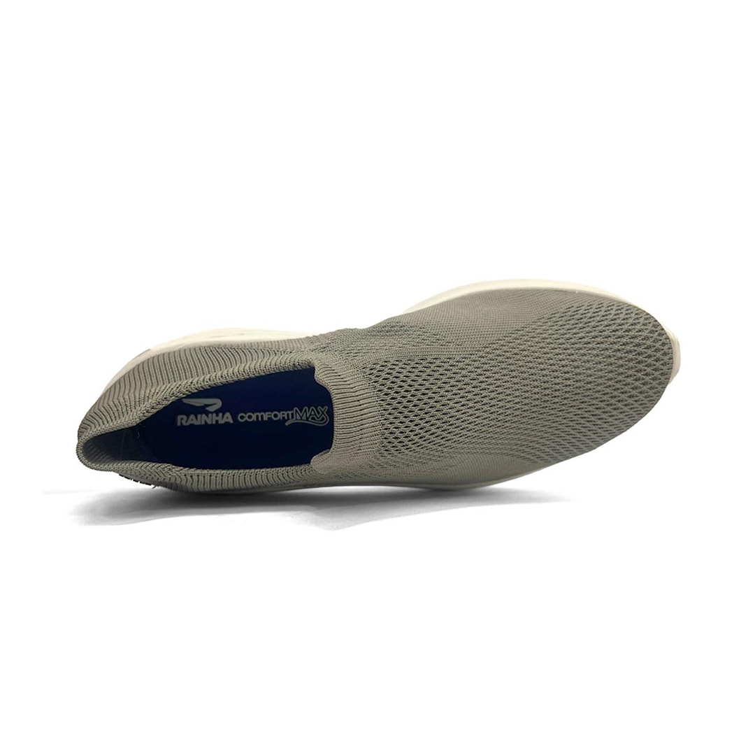 Tênis Rainha Masculino Esporte Slip-On Relax Cinza Tênis Rainha Masculino Esporte Slip-On Relax Cinza