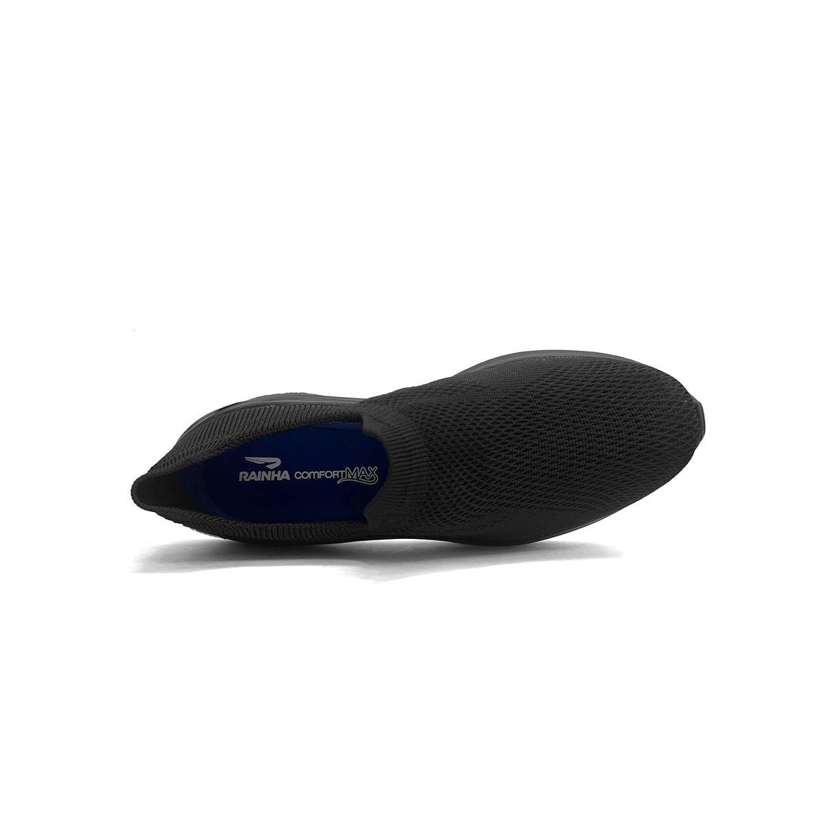 Tênis Rainha Masculino Esporte Slip-On Relax Preto Tênis Rainha Masculino Esporte Slip-On Relax Preto