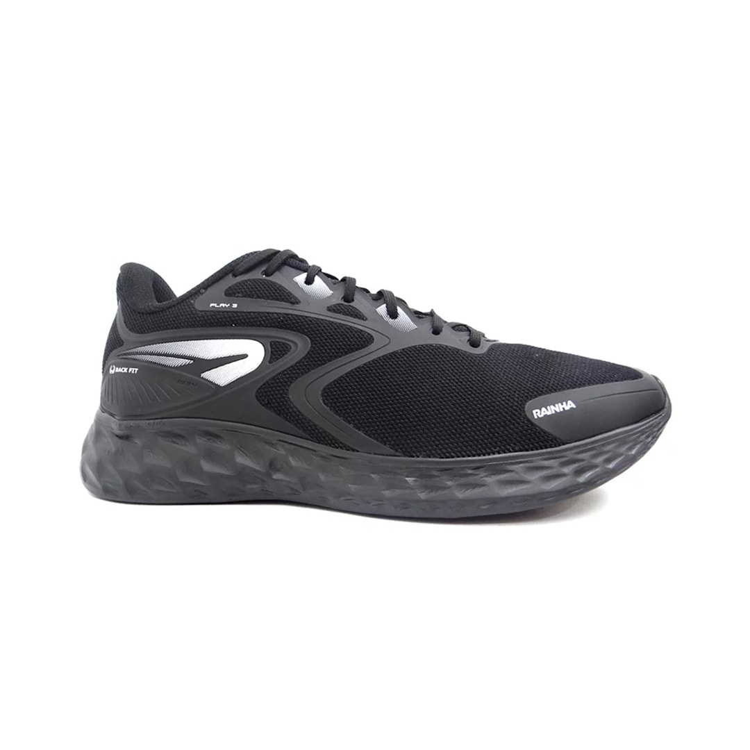 Tênis Rainha Masculino Play Iii Preto/Cinza