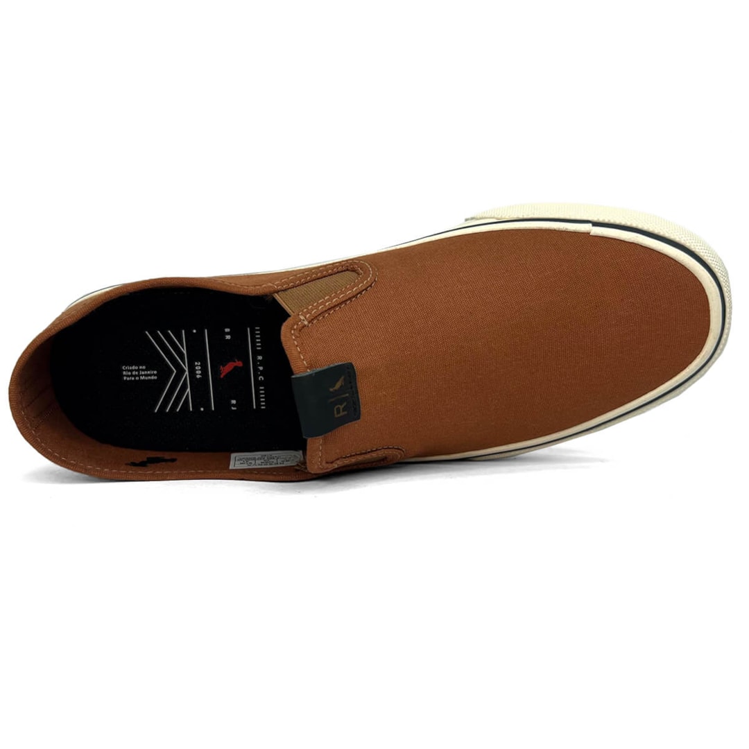 Tênis Reserva Casual Joy Slip-On R75113 Whisky