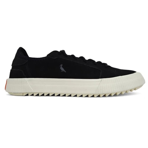 Detalhe - Tênis Reserva Casual Neo Masculino R75122 Preto Camurça