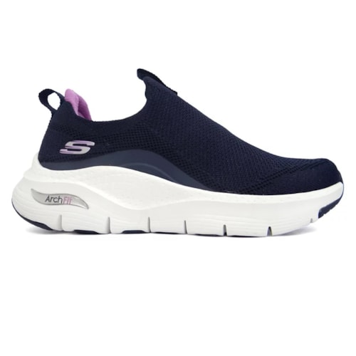 Tênis Skechers Arch Fit 149766 Marinho/Roxo