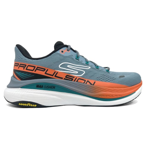 Detalhe - Tênis Skechers Cushioning Propulsion 220509 Ardosia