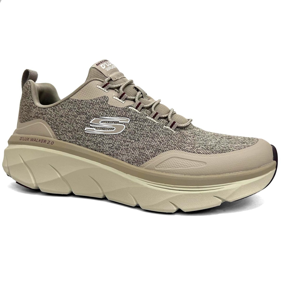 Tênis Skechers Esporte D'lux Walker 2.0-Steadyway 232719 Castanho