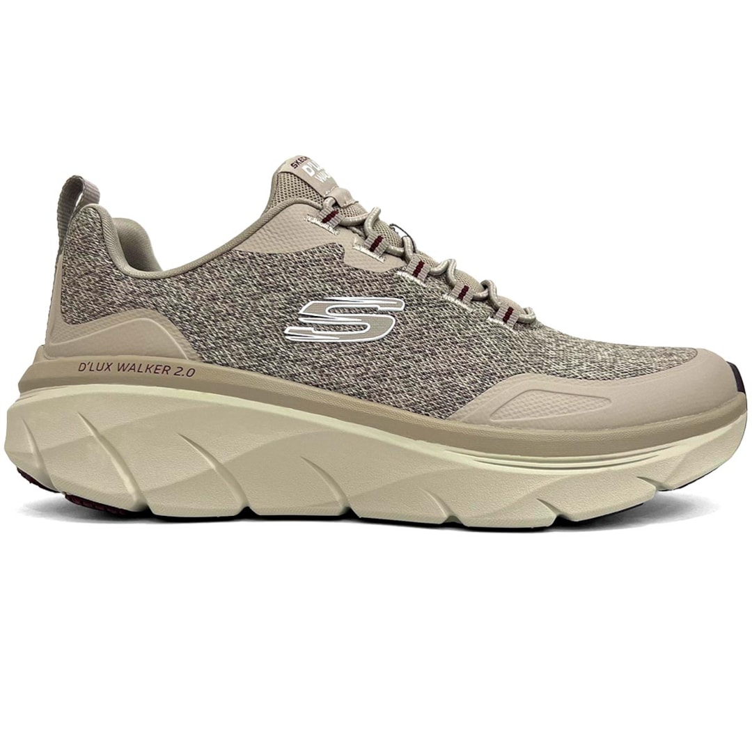 Tênis Skechers Esporte D'lux Walker 2.0-Steadyway 232719 Castanho