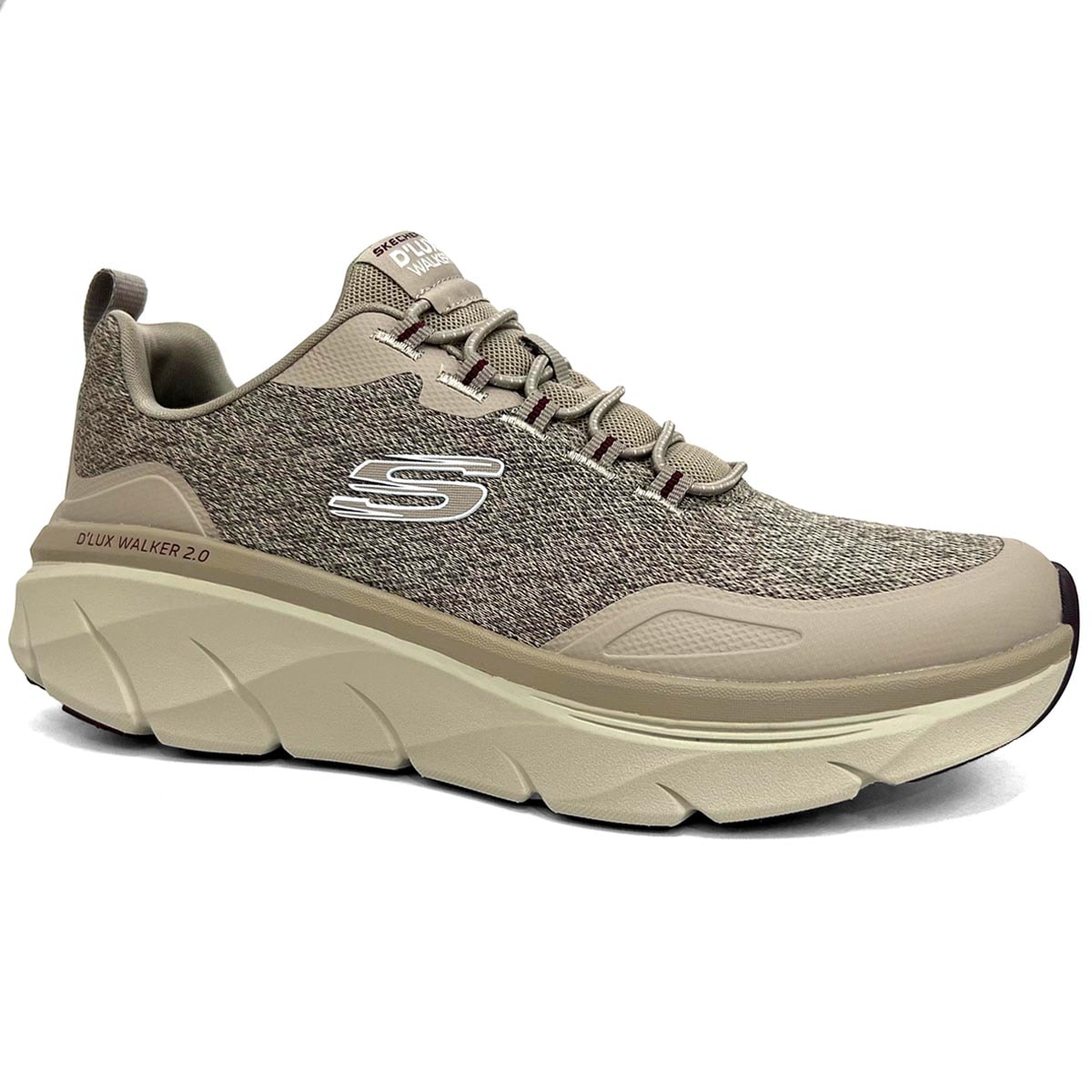 Tênis Skechers Esporte D'lux Walker 2.0-Steadyway 232719 Castanho Tênis Skechers Esporte D'lux Walker 2.0-Steadyway 232719 Castanho