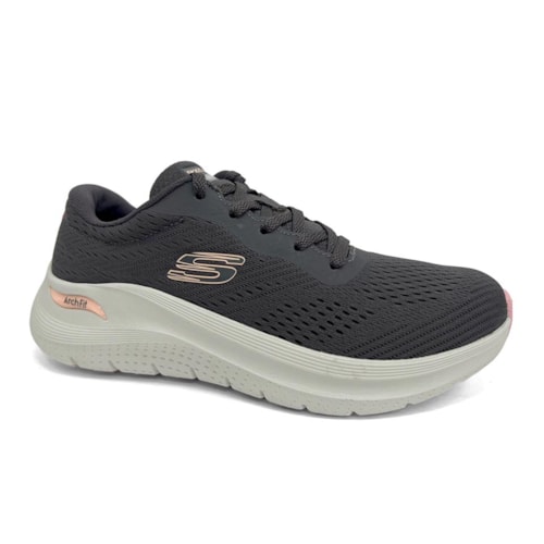 Tênis Skechers Feminino Arch Fit 2.0 150051 Metalico