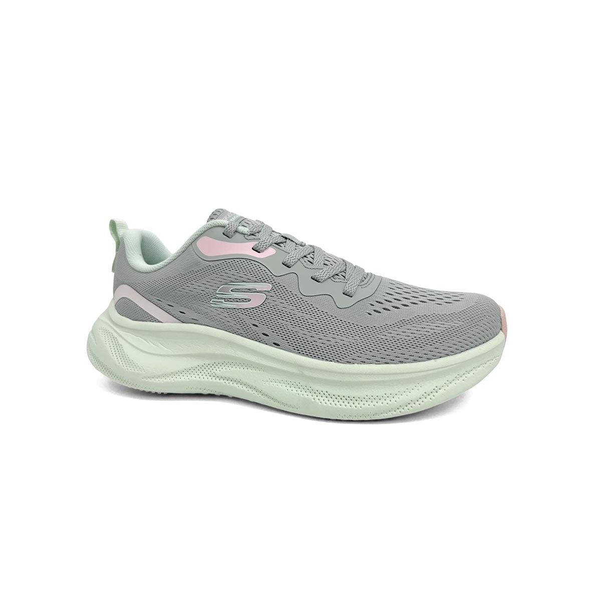Tênis Skechers Feminino Cloud Gentle Glow 150561 Cinza/Multi Tênis Skechers Feminino Cloud Gentle Glow 150561 Cinza/Multi