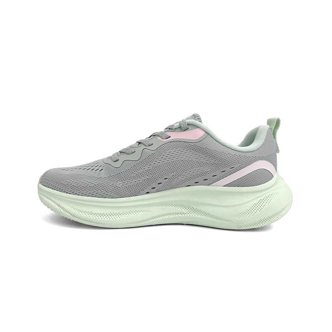 Tênis Skechers Feminino Cloud Gentle Glow 150561 Cinza/Multi