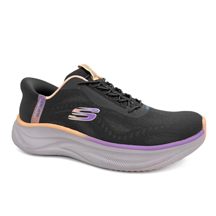 Tênis Skechers Feminino Cloud-Perfectly Plush 150560 Carvao Tênis Skechers Feminino Cloud-Perfectly Plush 150560 Carvao