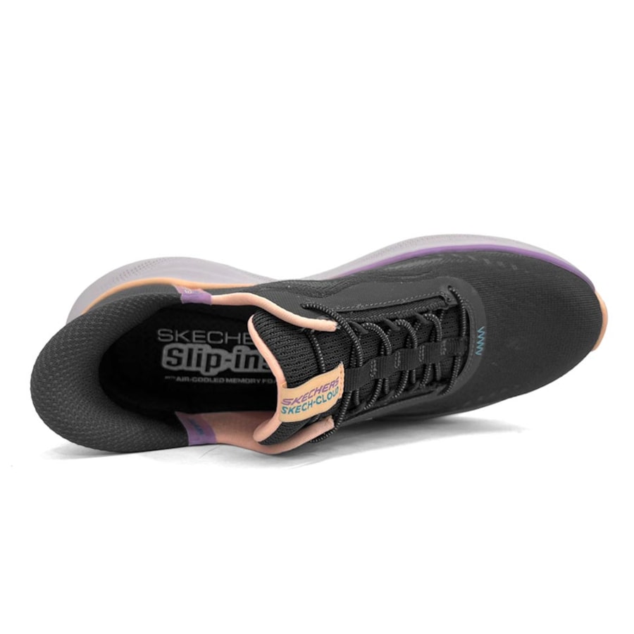 Tênis Skechers Feminino Cloud-Perfectly Plush 150560 Carvao