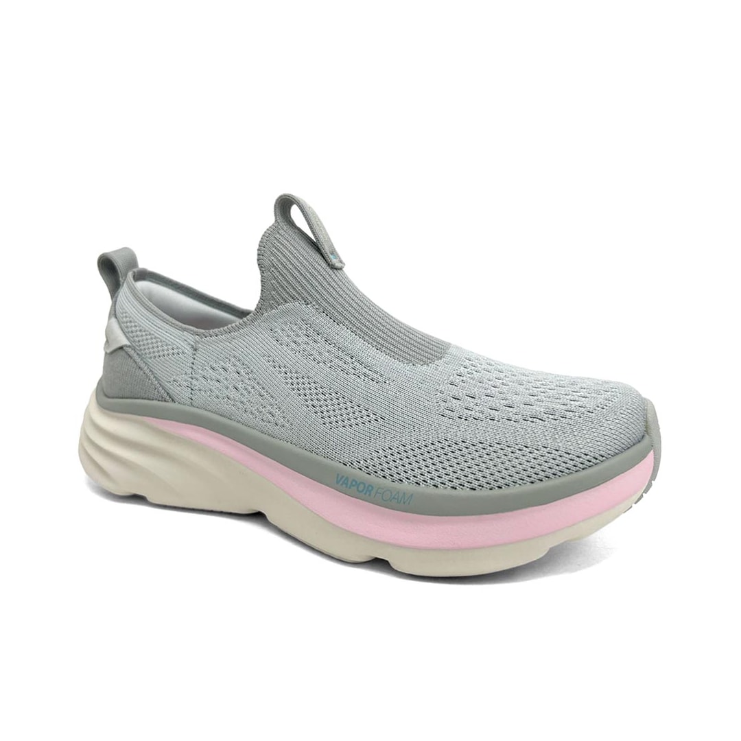 Tênis Skechers Feminino D’Lux Vapor Pure Stride 150580 Cinza Tênis Skechers Feminino D’Lux Vapor Pure Stride 150580 Cinza