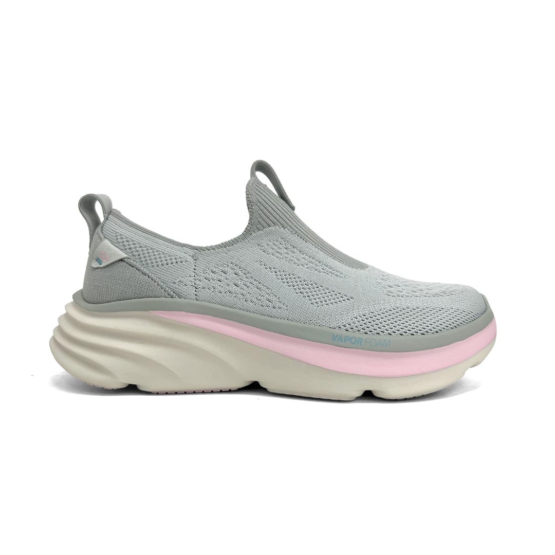 Tênis Skechers Feminino D’Lux Vapor Pure Stride 150580 Cinza