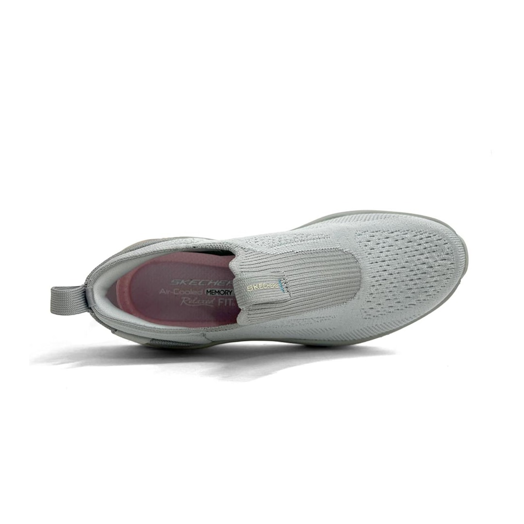 Tênis Skechers Feminino D’Lux Vapor Pure Stride 150580 Cinza