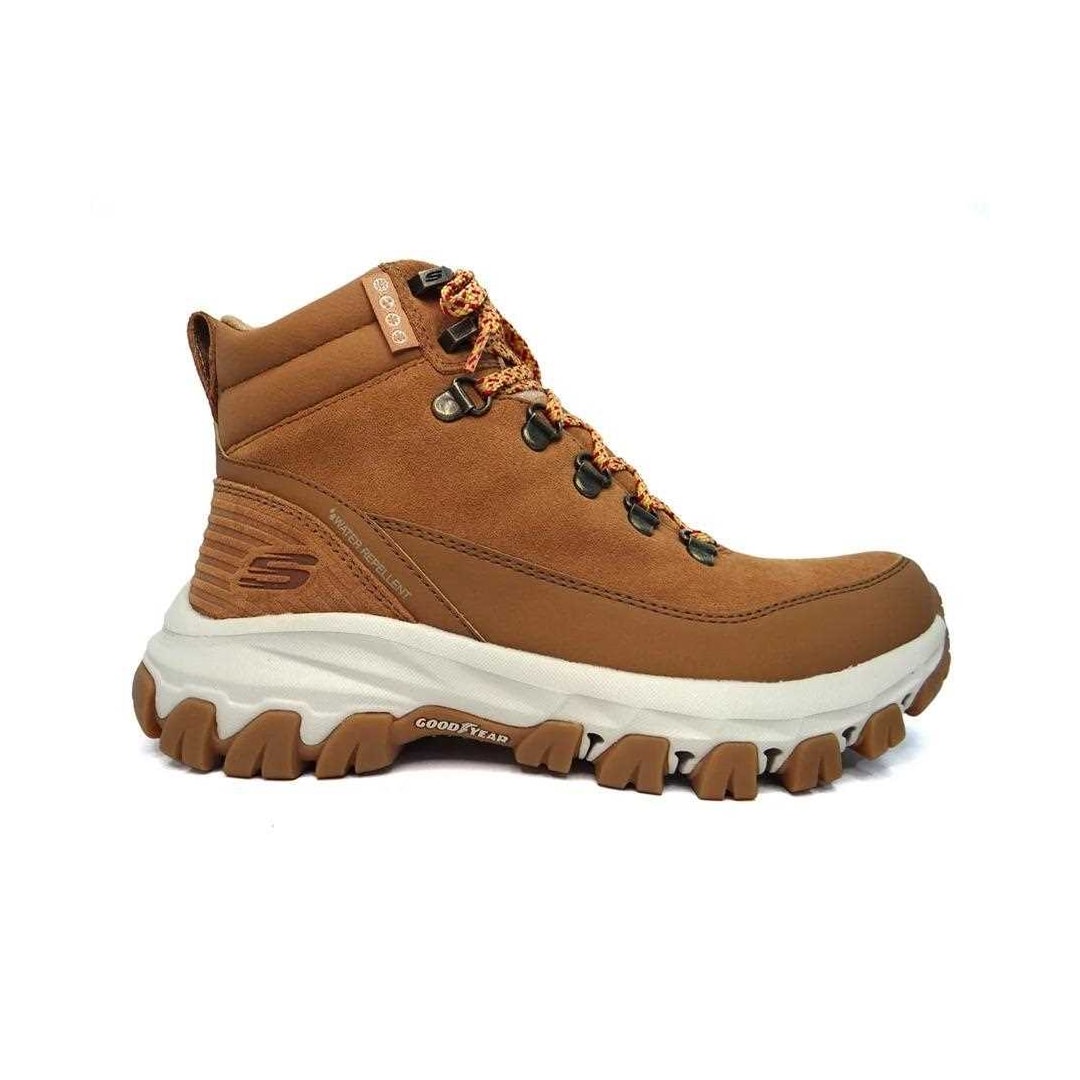 Tênis Skechers Feminino Edgemont High Profile Impermeável Castanho Tênis Skechers Feminino Edgemont High Profile Impermeável Castanho