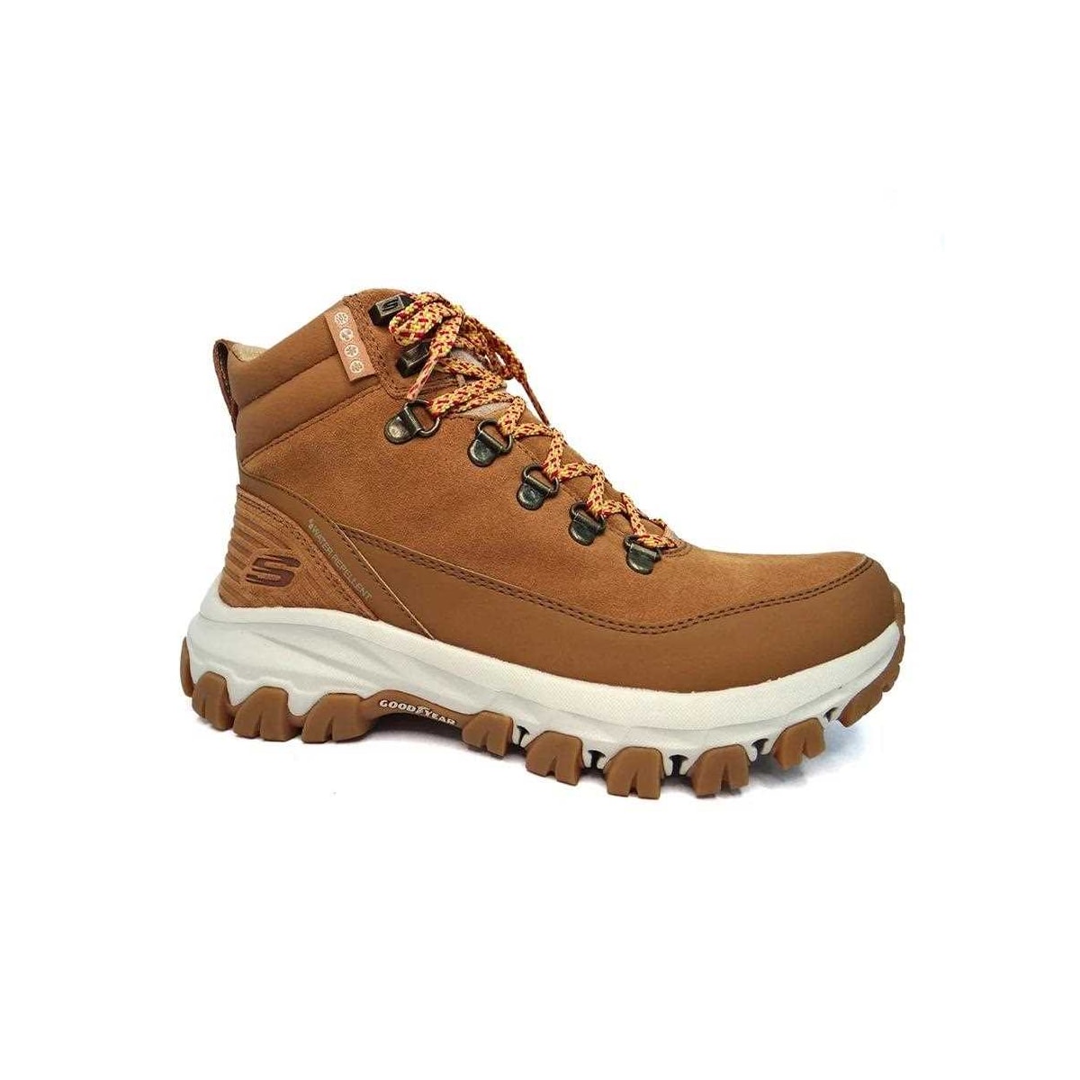 Tênis Skechers Feminino Edgemont High Profile Impermeável Castanho Tênis Skechers Feminino Edgemont High Profile Impermeável Castanho