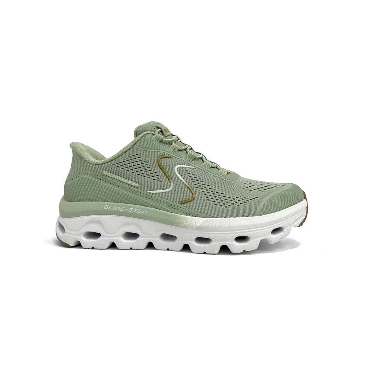 Tênis Skechers Feminino Glide-Step 180272/Sage Verde Salvia Tênis Skechers Feminino Glide-Step 180272/Sage Verde Salvia