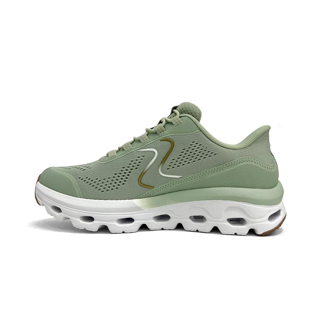 Tênis Skechers Feminino Glide-Step 180272/Sage Verde Salvia
