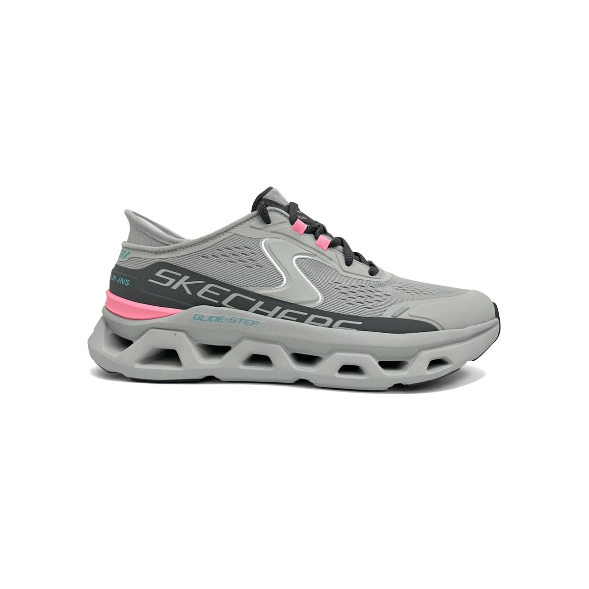 Tênis Skechers Feminino Glide-Step Altus 150510 Cinza/Rosa Tênis Skechers Feminino Glide-Step Altus 150510 Cinza/Rosa