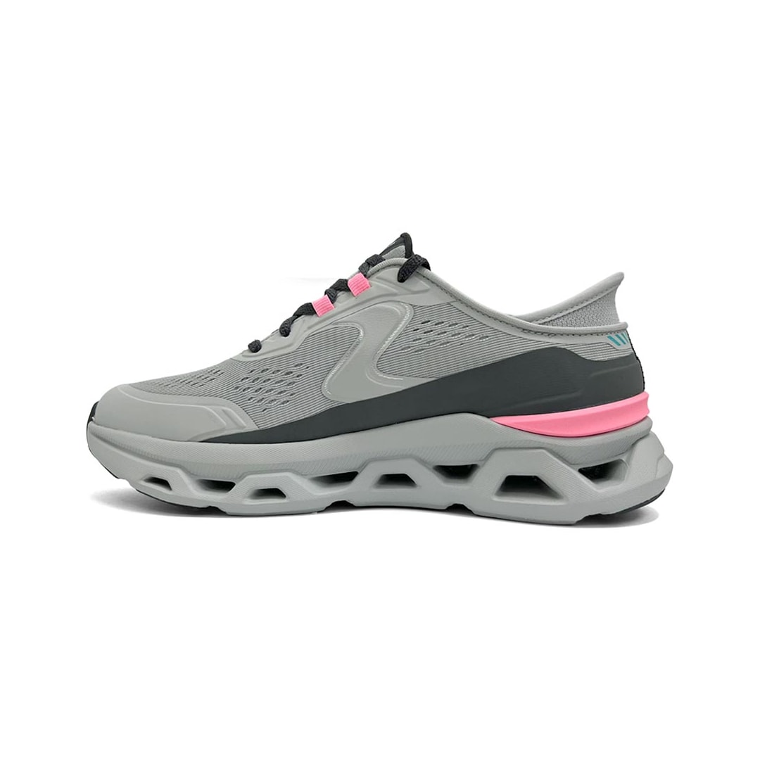 Tênis Skechers Feminino Glide-Step Altus 150510 Cinza/Rosa