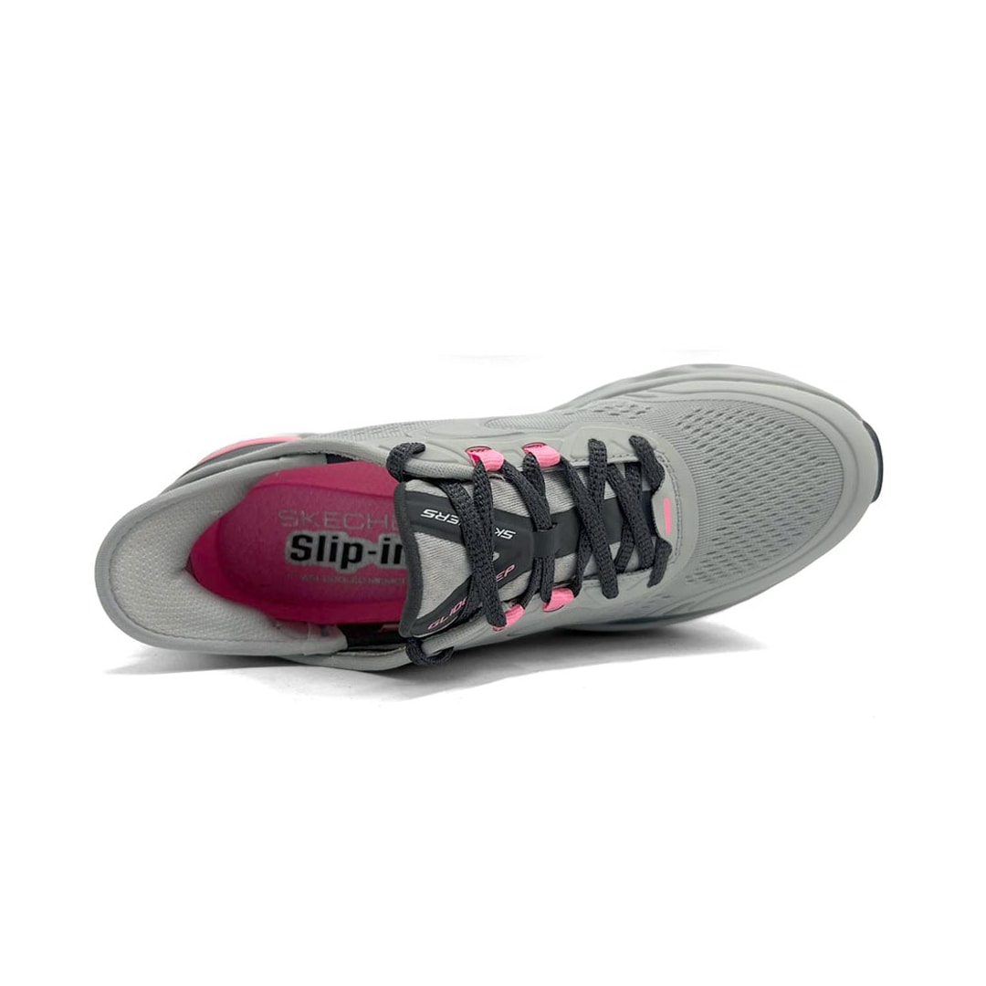 Tênis Skechers Feminino Glide-Step Altus 150510 Cinza/Rosa