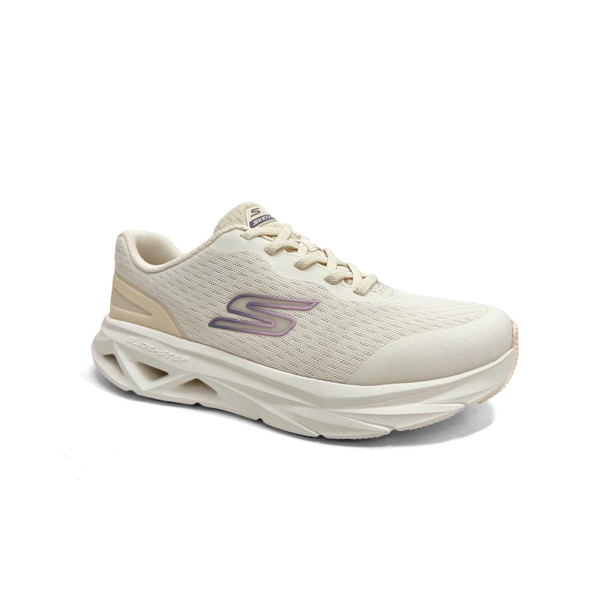 Tênis Skechers Feminino Glide-Step Vortex 129826 Natural