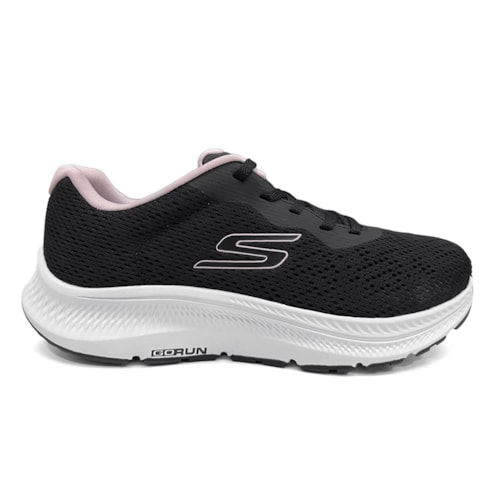 Detalhe - Tênis Skechers Feminino Go Run Consistent 2.0 128649 Preto