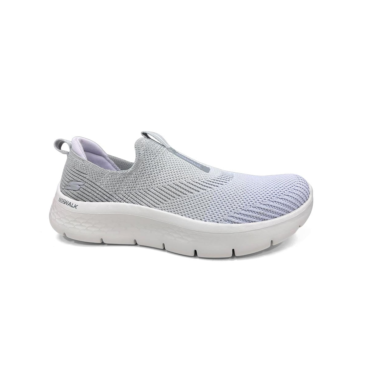 Tênis Skechers Feminino Go Walk Flex 124827 Cinza/Lavanda