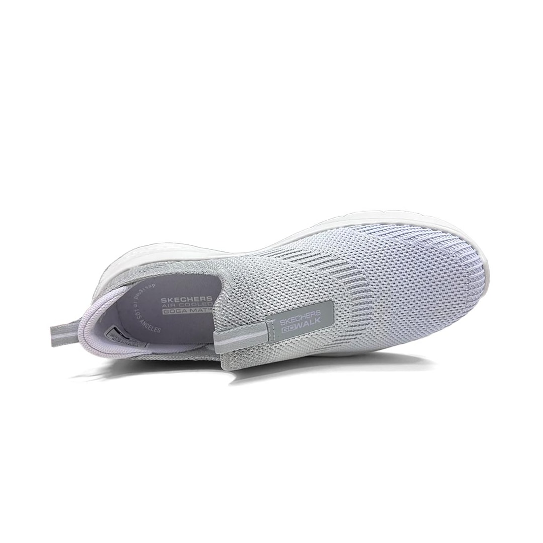 Tênis Skechers Feminino Go Walk Flex 124827 Cinza/Lavanda