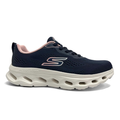 Detalhe - Tênis Skechers Feminino Go Walk Glide-Step 2.0 125145 Azul