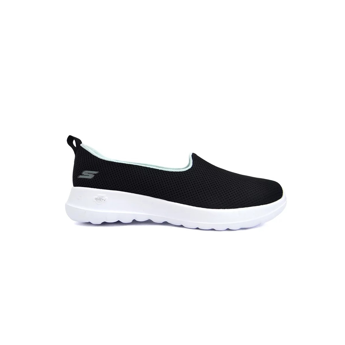 Tênis Skechers Feminino Go Walk Joy 896252 Preto/Ciano Tênis Skechers Feminino Go Walk Joy 896252 Preto/Ciano