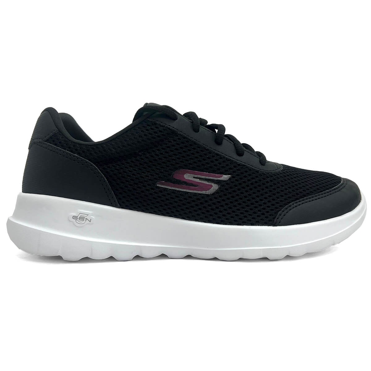 Tênis Skechers Feminino Go Walk Joy Magnectic Preto/Rosa Tênis Skechers Feminino Go Walk Joy Magnectic Preto/Rosa