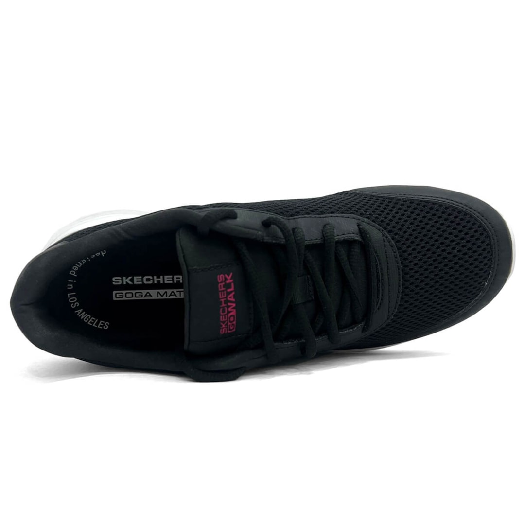 Tênis Skechers Feminino Go Walk Joy Magnectic Preto/Rosa