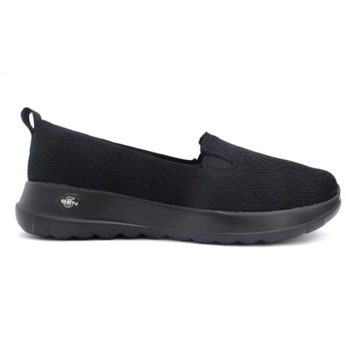 Detalhe - Tênis Skechers Feminino Go Walk Joy Talia Preto