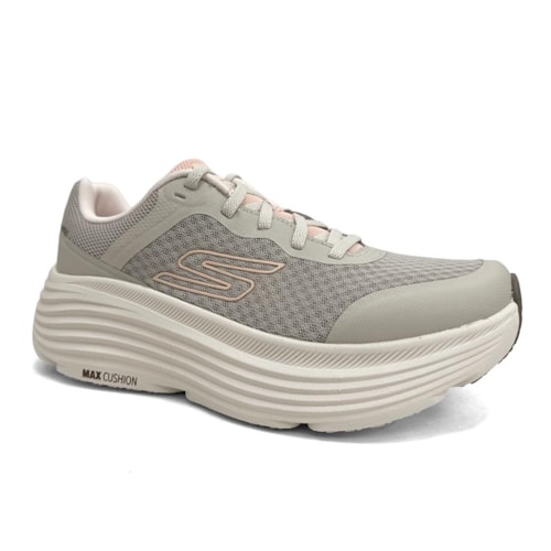 Tênis Skechers Feminino Max Cushioning 129470 Natural