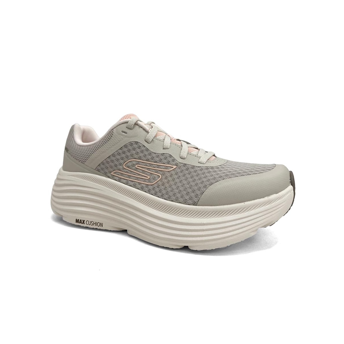 Tênis Skechers Feminino Max Cushioning 129470 Natural Tênis Skechers Feminino Max Cushioning 129470 Natural