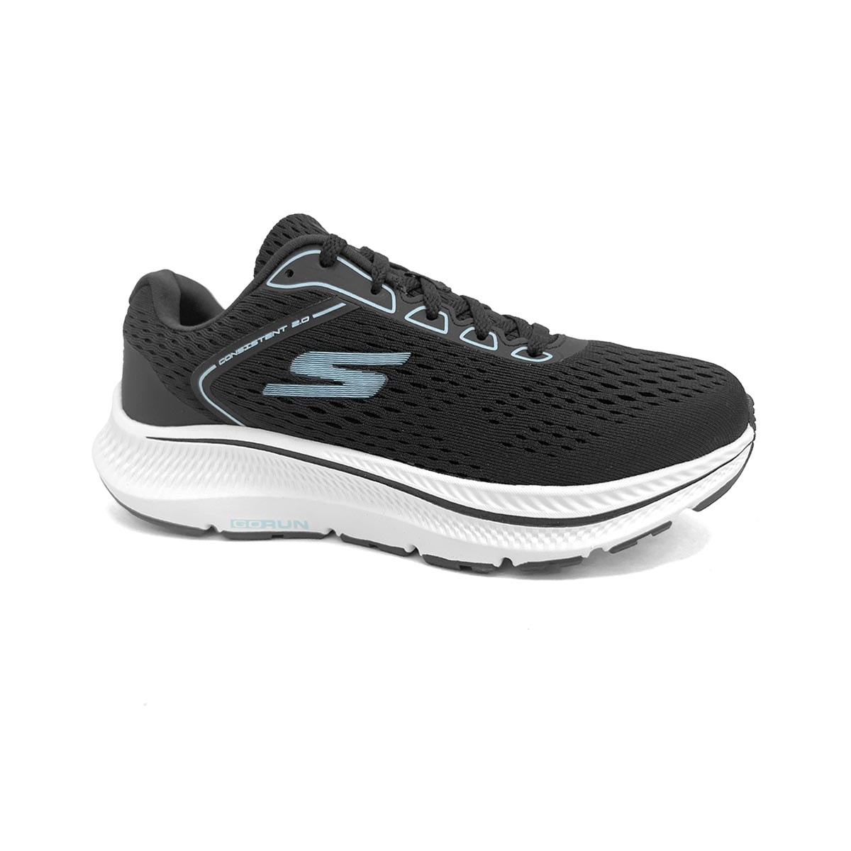 Tênis Skechers Go Run Consistent 2.0 128607 Preto Tênis Skechers Go Run Consistent 2.0 128607 Preto