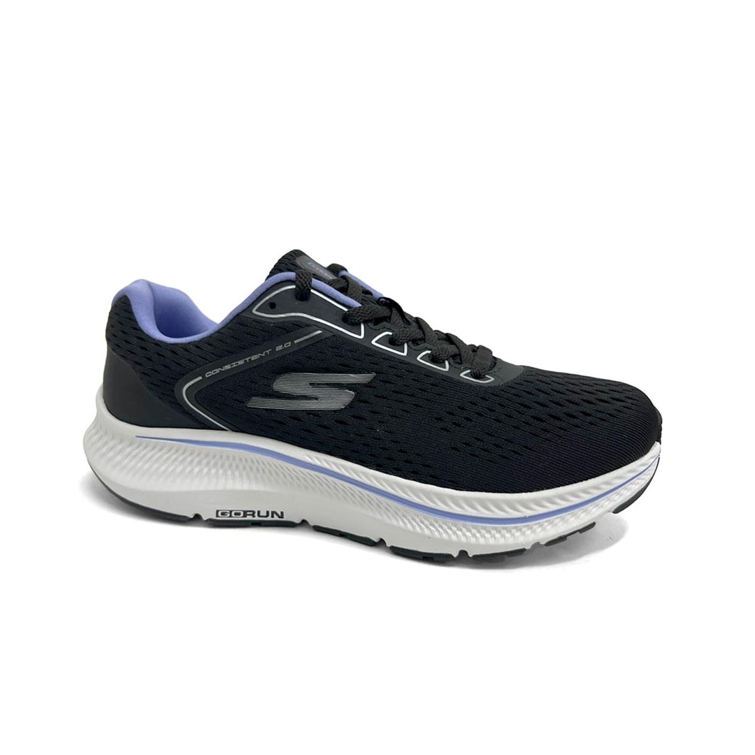Tênis Skechers Go Run Consistent 2.0 128607 Preto/Lavanda