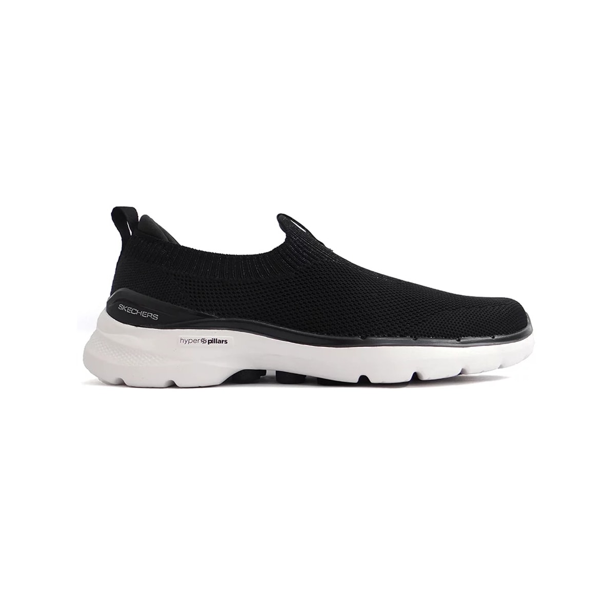 Tênis Skechers Go Walk 6 Vibrant Smile Preto/Branco Tênis Skechers Go Walk 6 Vibrant Smile Preto/Branco