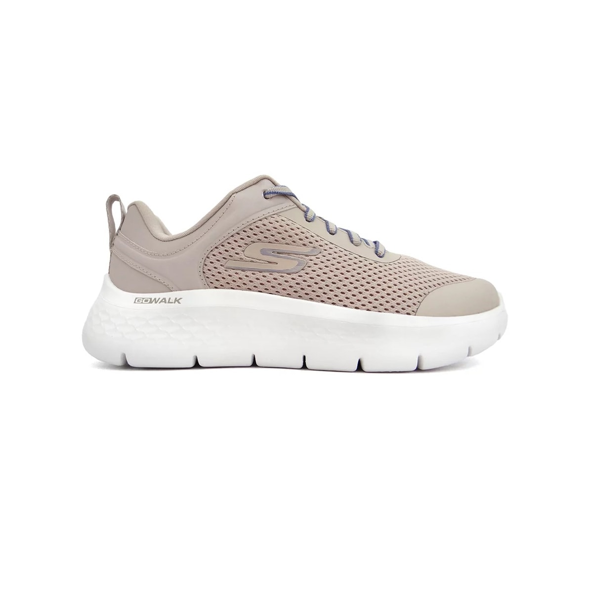 Tênis Skechers Go Walk Flex 124817 Castanho/Rosa Tênis Skechers Go Walk Flex 124817 Castanho/Rosa