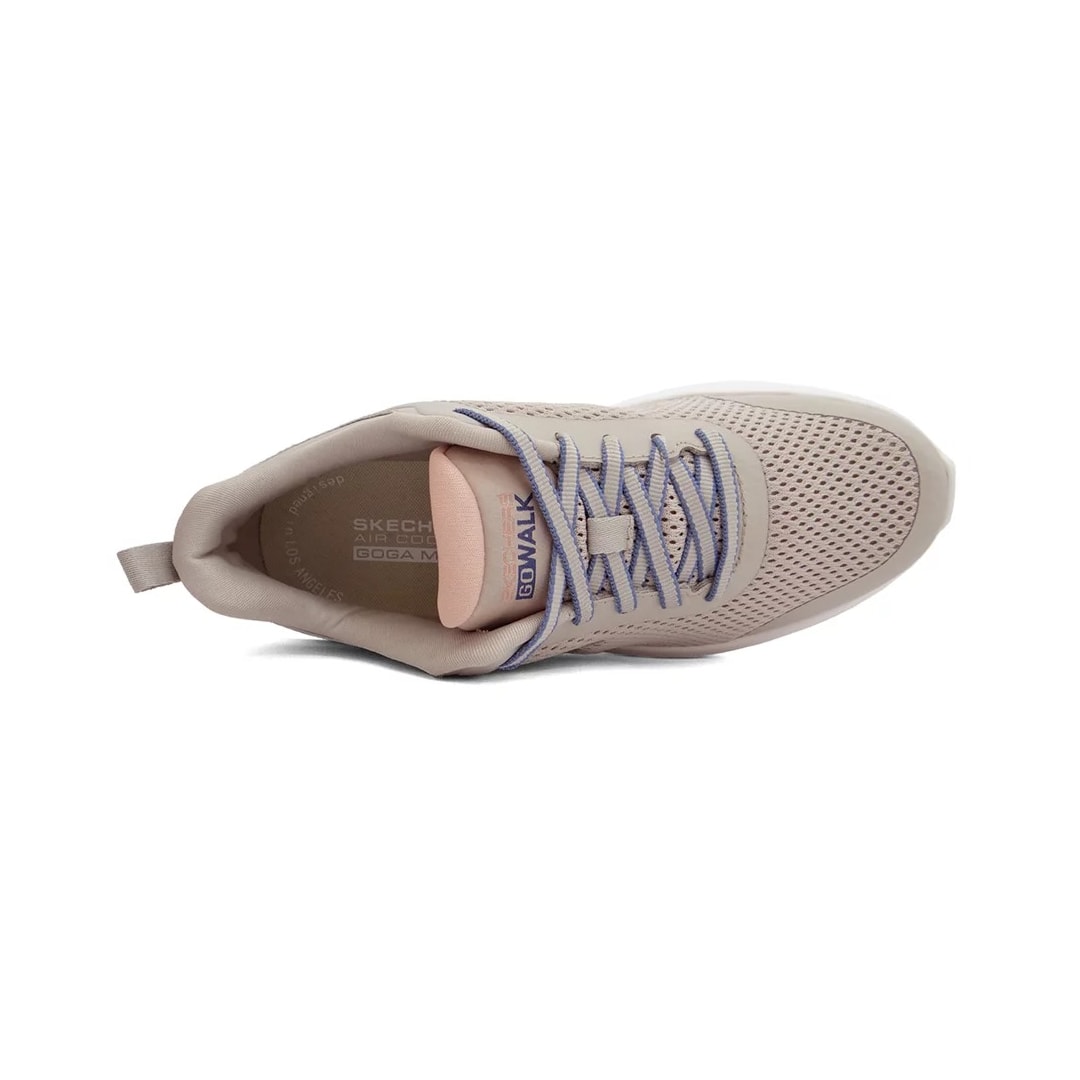 Tênis Skechers Go Walk Flex 124817 Castanho/Rosa Tênis Skechers Go Walk Flex 124817 Castanho/Rosa