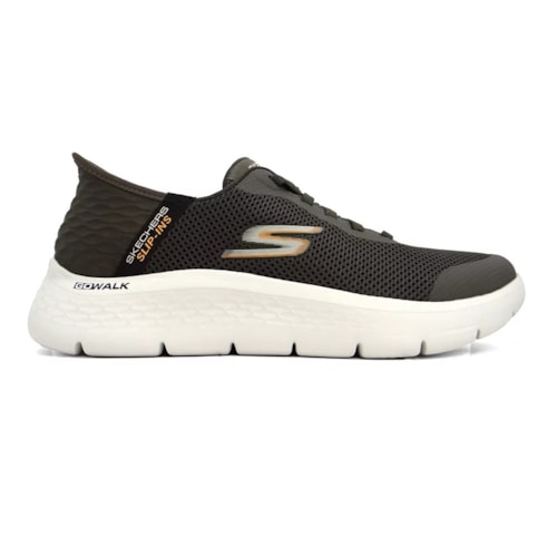 Tenis Skechers Go Walk Flex - Hands Up Marrom