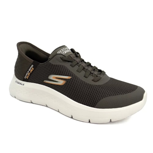 Tênis Skechers Go Walk Flex - Hands Up Marrom