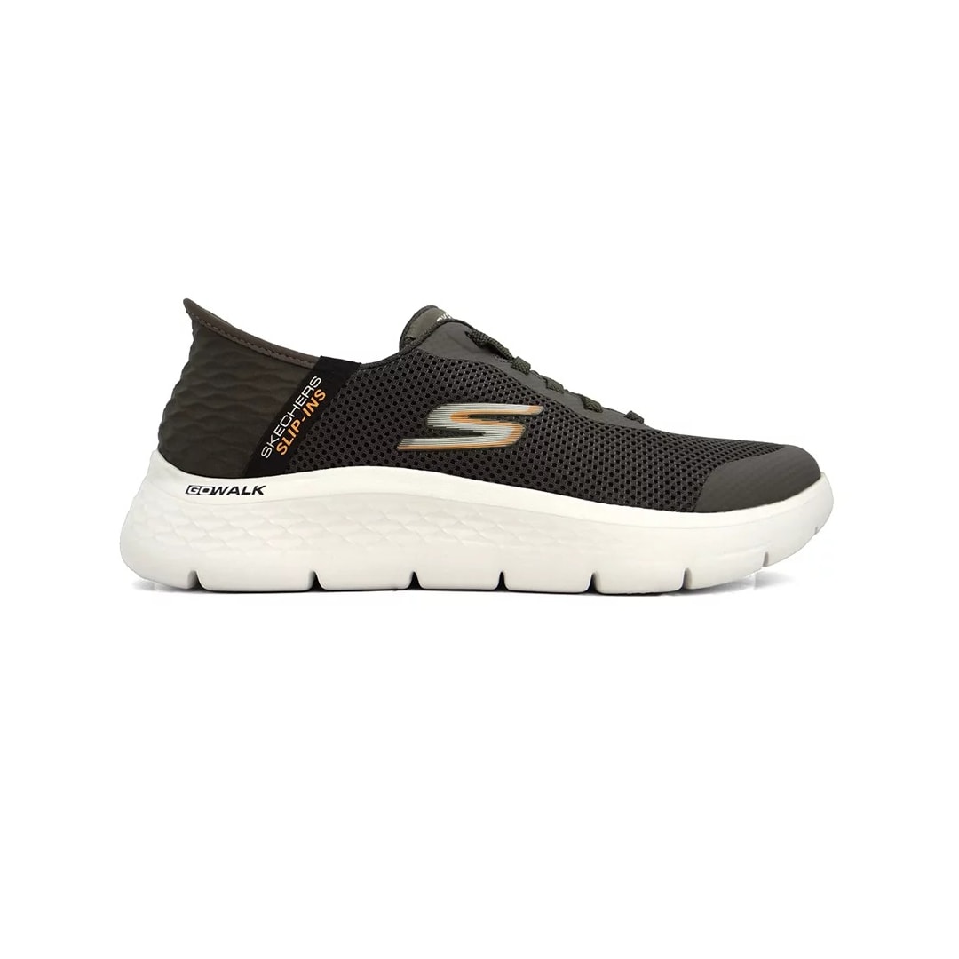 Tênis Skechers Go Walk Flex - Hands Up Marrom Tênis Skechers Go Walk Flex - Hands Up Marrom