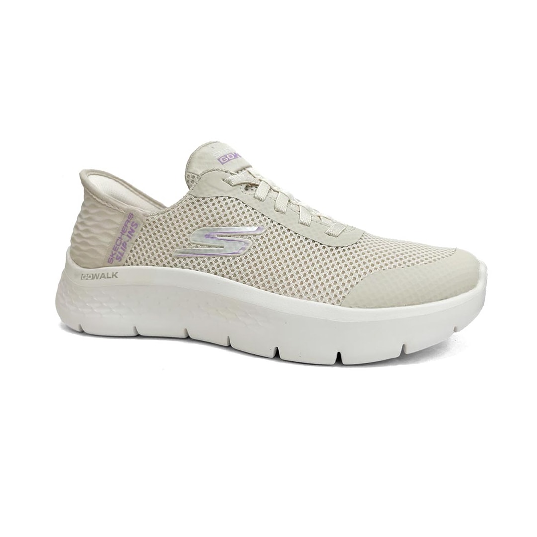 Tênis Skechers Go Walk Grand Entry 124836 Creme